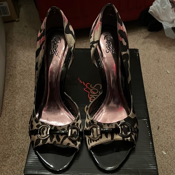 Carlos Santana Shoes - Women Roulette-Black Multi Carlos Santana Heels